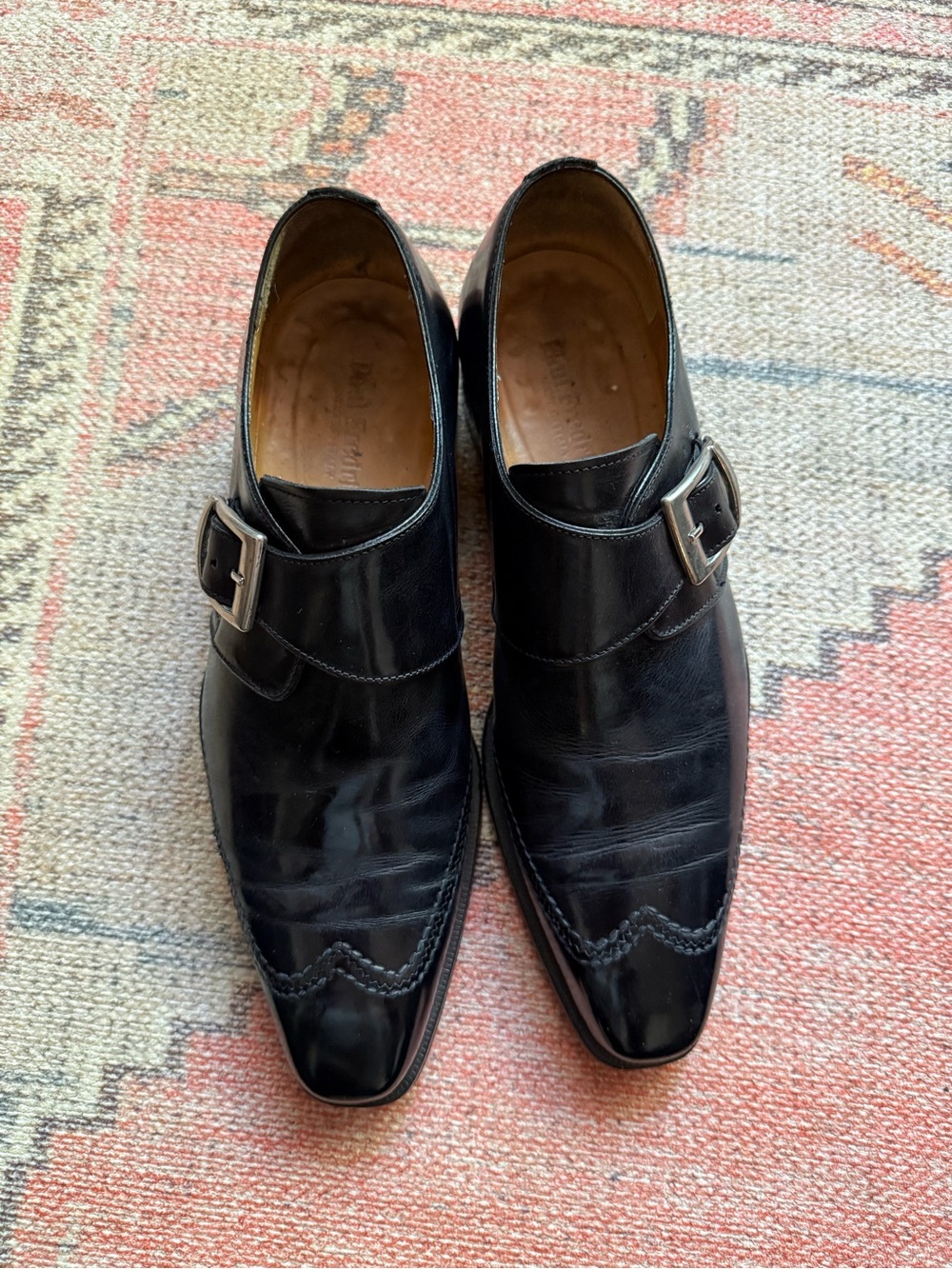 Vintage Paul Fredrick Monk Strap Leather Shoe